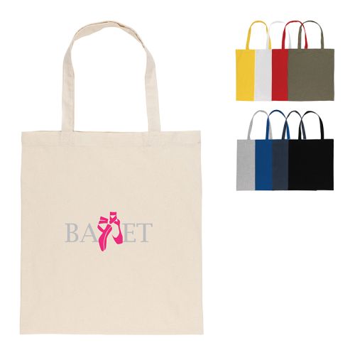 Coloured cotton bag recycled - Image 1