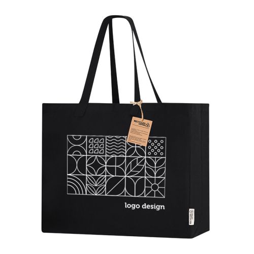 Cotton bag black - Image 1