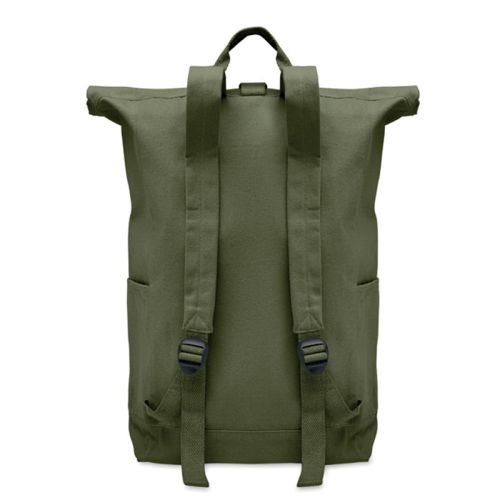Rolltop backpack recycled cotton - Image 9