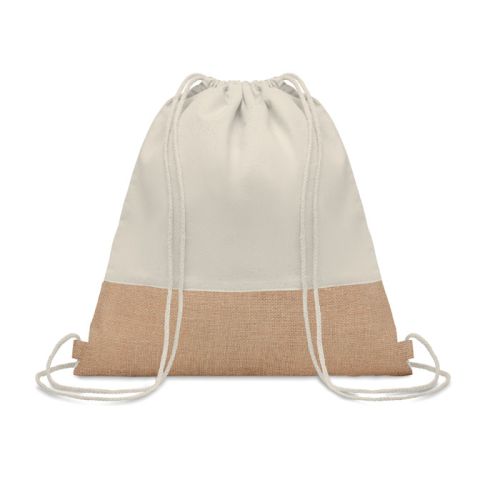 Cotton backpack with jute - Image 2