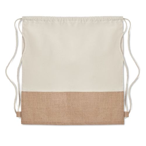 Cotton backpack with jute - Image 4