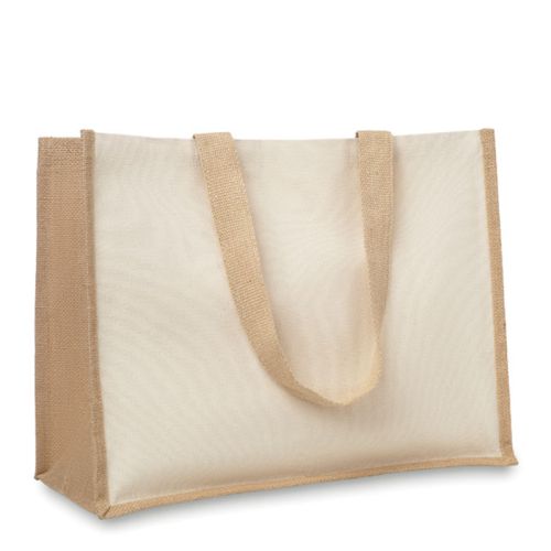 Shopping bag canvas and jute - Image 7