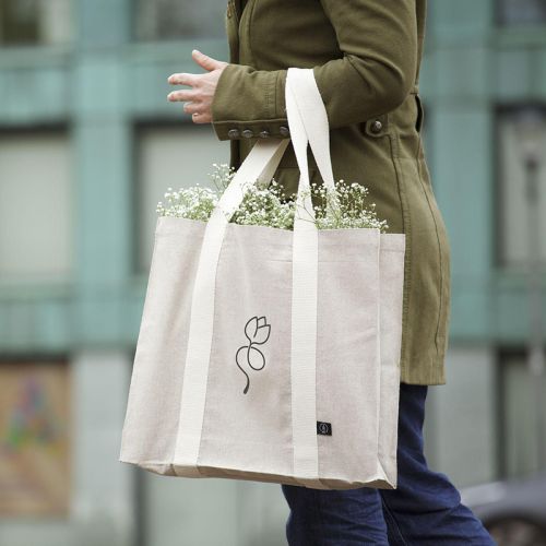 Recycled cotton shopping bag - Image 6