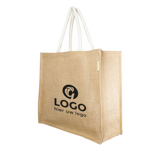 Printed Jute bags - Greengiving.eu