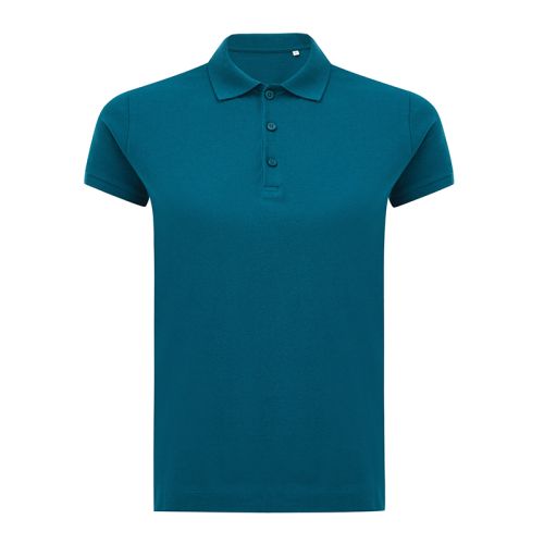 Women's polo shirt recycled cotton - Image 17