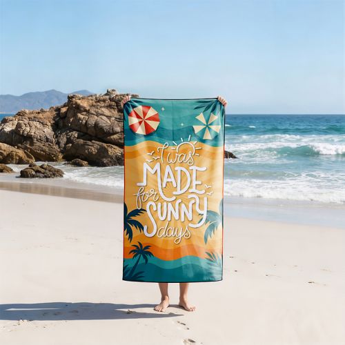 Beach Towel with Storage Pouch - Image 8