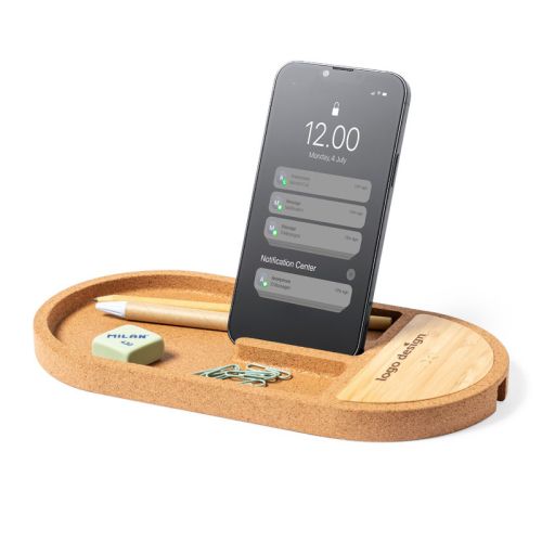 Desk organizer with charger - Image 1