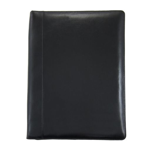 Leather writing folder with zipper - Image 4