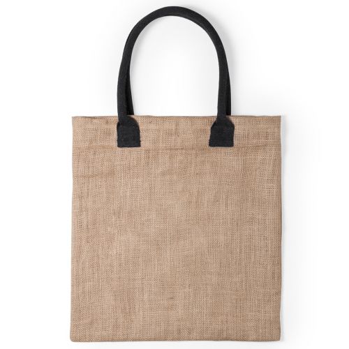 Jute bag | coloured handle - Image 1