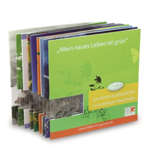 Square card with seeds - Image 1