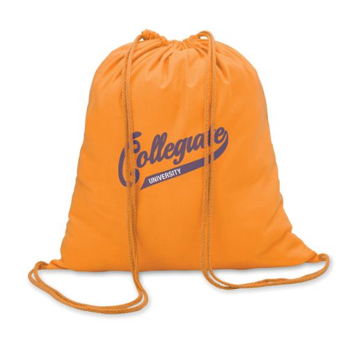 Coloured cotton backpack - Image 1