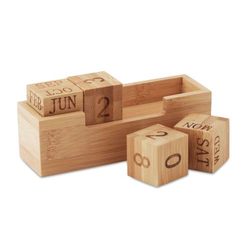 Bamboo desk calendar - Image 2