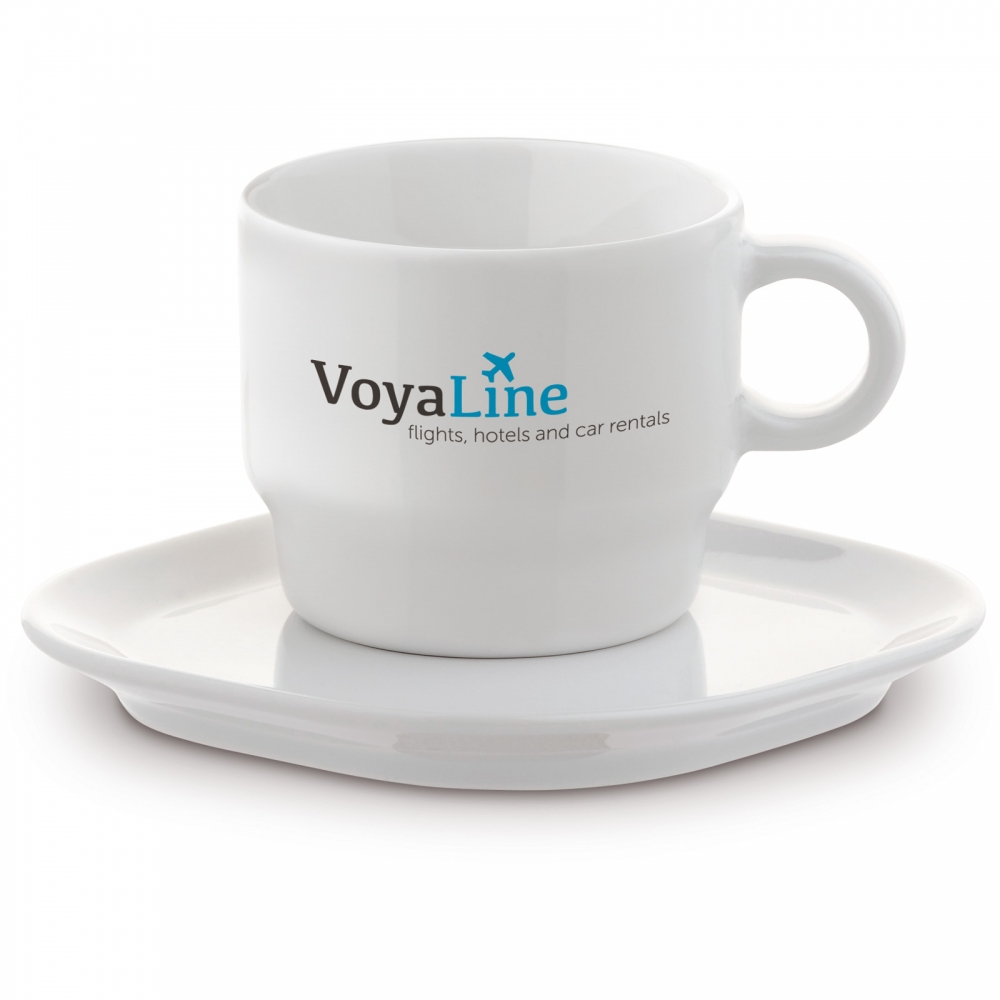 Cup and saucer Sattelite | Eco gift