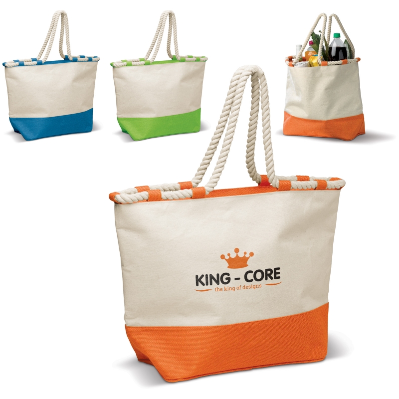 Canvas bag with cord