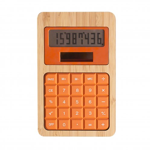 Solar Calculator | Bamboo | Eco gift