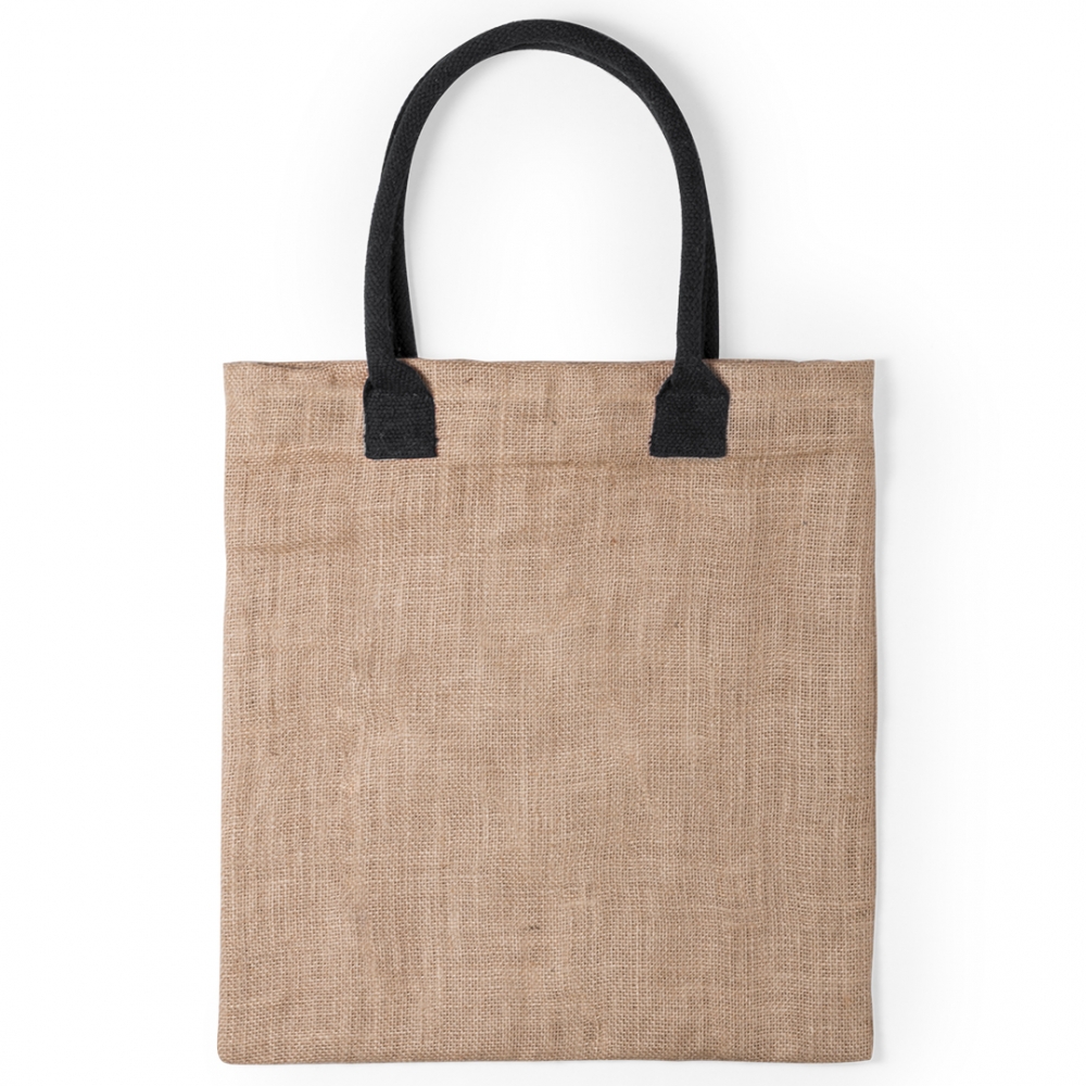 Jute bag | coloured handle