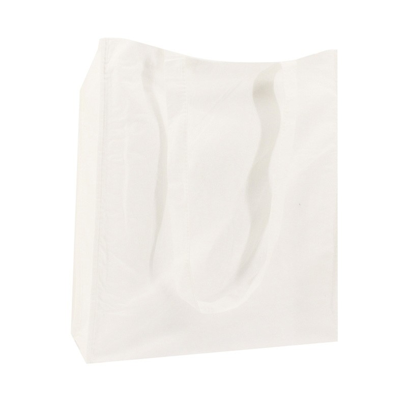Bamboo shopping bag white